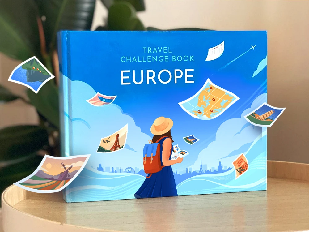 Travel-book cover illustrated by Anna Kuptsova Wp