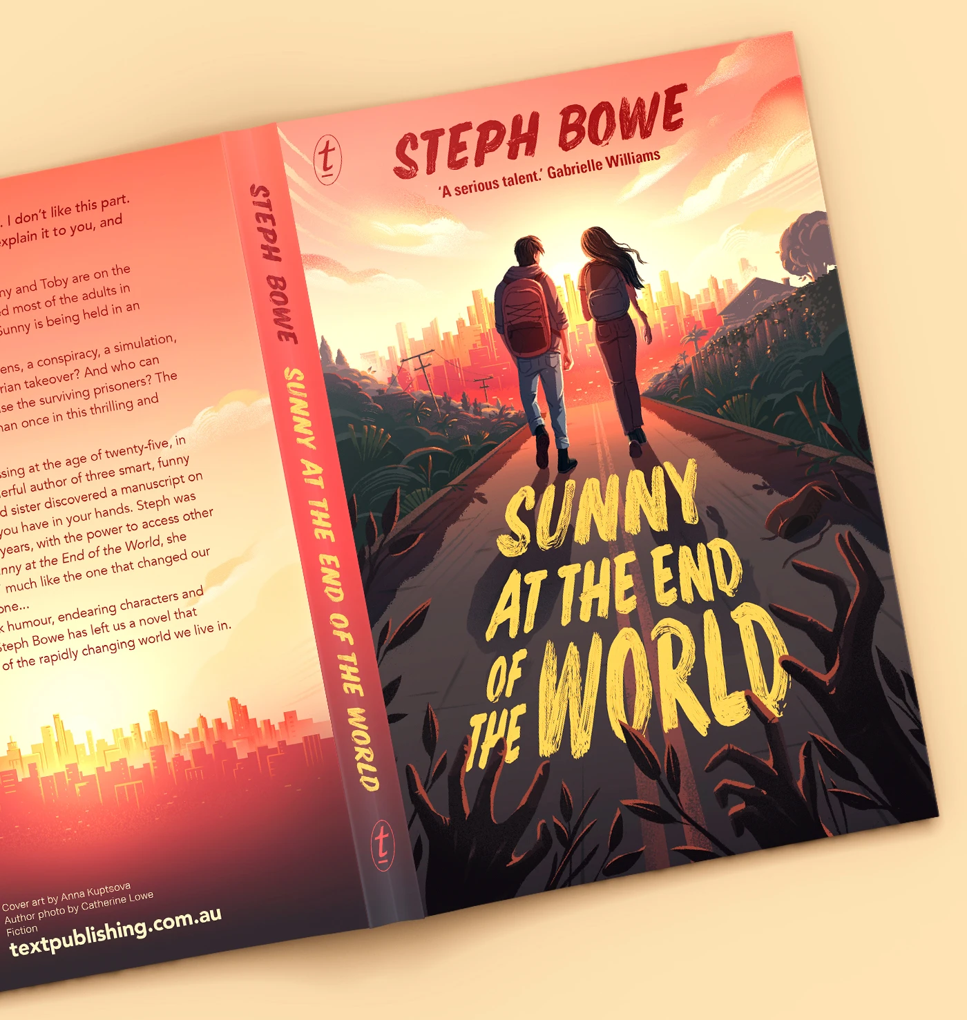 Sunny At The End Of The World - book cover by Anna Kuptsova (3)