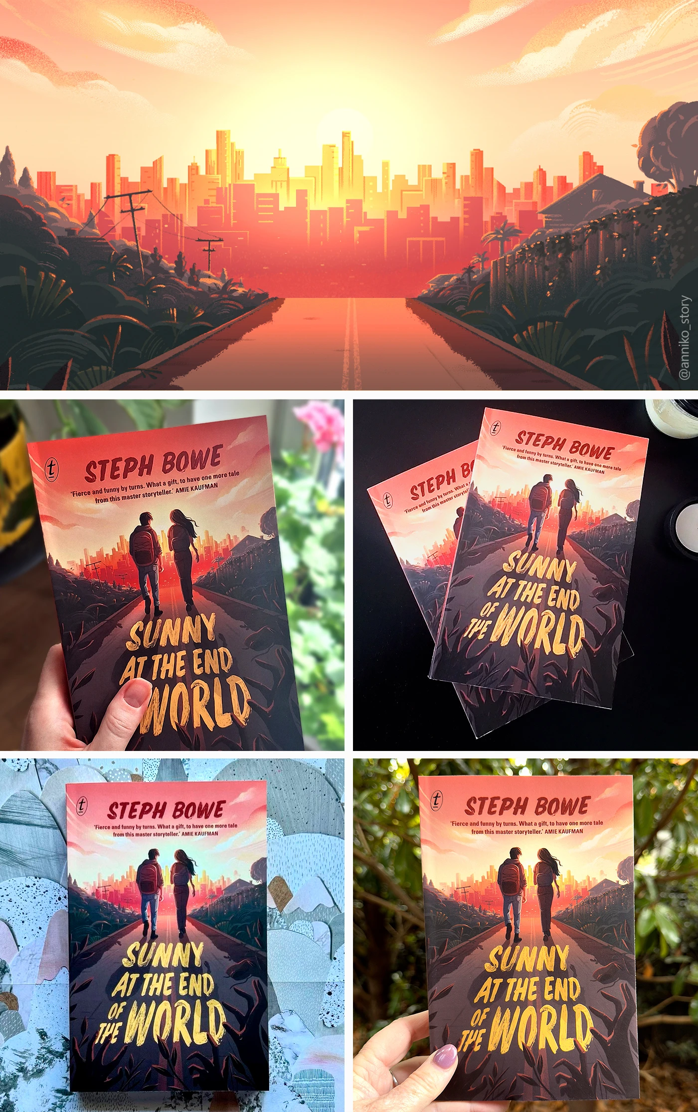 Sunny At The End Of The World - book cover by Anna Kuptsova (4)