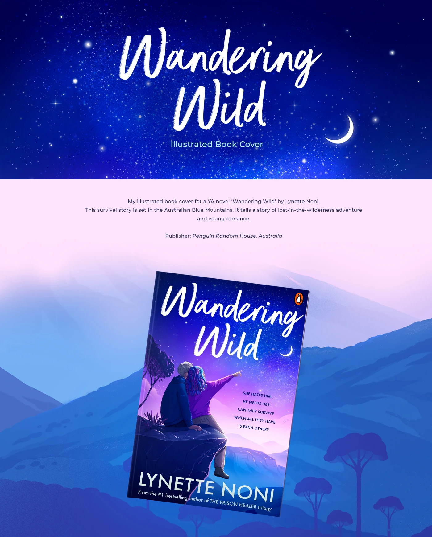 Wandering Wild Book Cover by Hanna Kuptsova