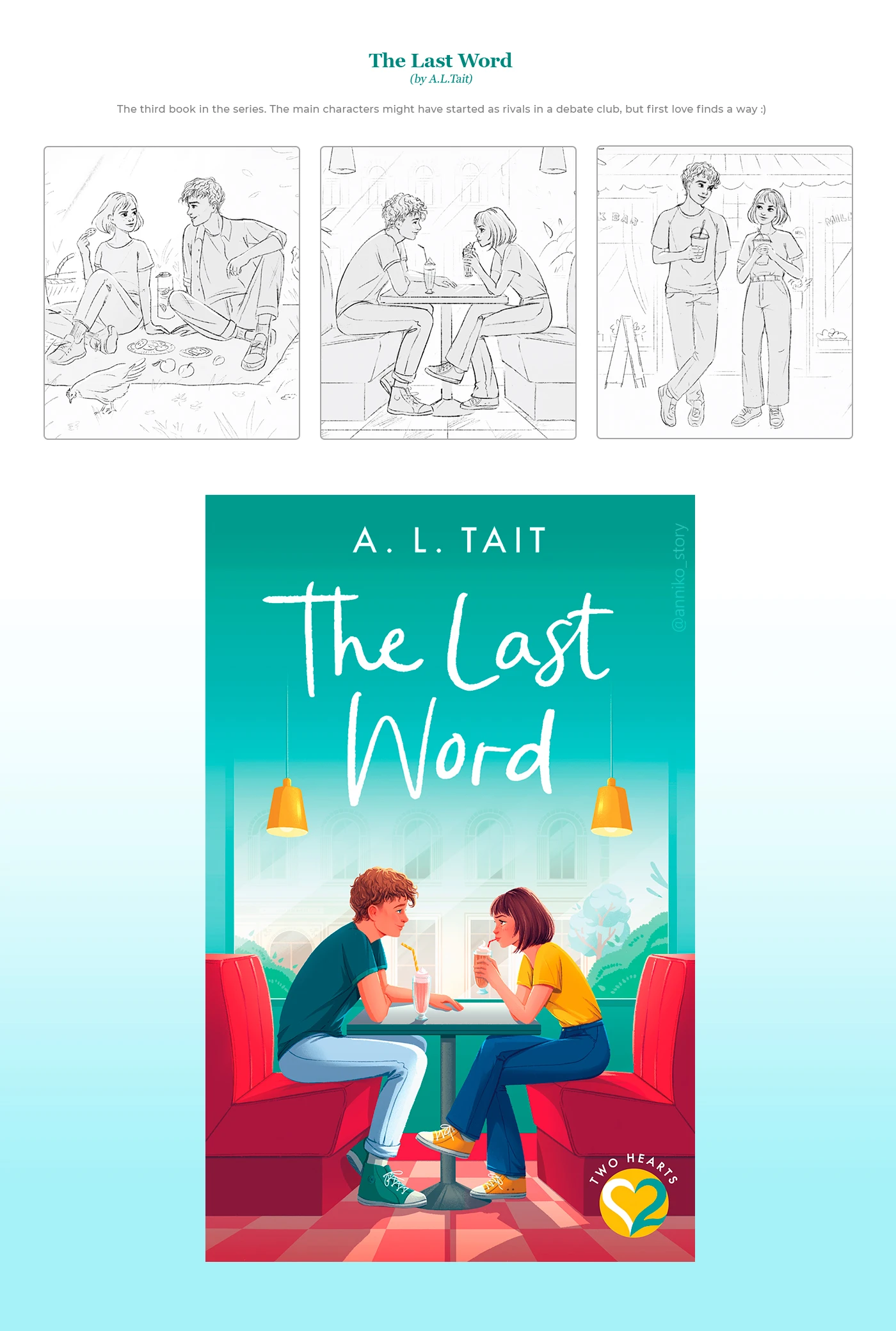 Teen Romance Book Covers by Hanna Kuptsova